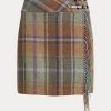 Fuste din tweed cu franjuri, Ralph Lauren, multicolore, pentru femei
