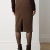 Fuste maro din lână Ralph Lauren Mychele pentru femei