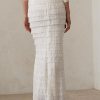 Fuste maxi ornamentate Ralph Lauren Fontanna de damă albe Fuste maxi ornamentate Ralph Lauren Fontanna de damă albe