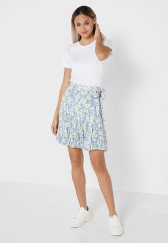 Fuste midi cu imprimeu floral Ralph Lauren pentru femei Flower Fuste midi cu imprimeu floral Ralph Lauren pentru femei Flower