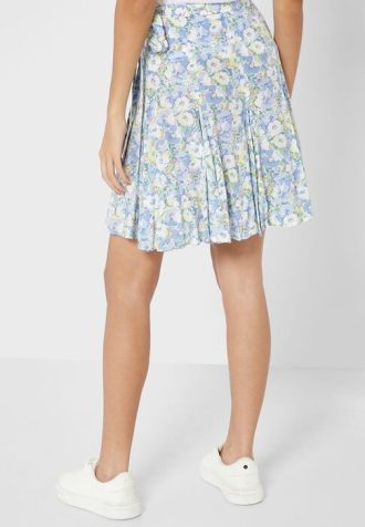 Fuste midi cu imprimeu floral Ralph Lauren pentru femei Flower Fuste midi cu imprimeu floral Ralph Lauren pentru femei Flower