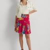 Fuste multicolore de damă Ralph Lauren Floral Georgette Fuste multicolore de damă Ralph Lauren Floral Georgette