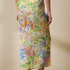 Fuste multicolore din voile de in pentru femei Ralph Lauren Danyelle