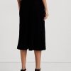 Fuste negre Ralph Lauren din catifea pentru femei