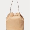 Geantă Andie mare din nubuck Ralph Lauren Buff pentru femei Geantă Andie mare din nubuck Ralph Lauren Buff pentru femei