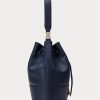 Geantă de mână Andie mare din piele Ralph Lauren pentru femei, bleumarin Geantă de mână Andie mare din piele Ralph Lauren pentru femei, bleumarin