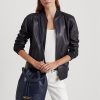 Geantă de mână Andie mare din piele Ralph Lauren pentru femei, bleumarin Geantă de mână Andie mare din piele Ralph Lauren pentru femei, bleumarin
