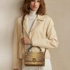 Geantă de mână Ralph Lauren The Python RL cu mâner superior pentru femei, Copper Geantă de mână Ralph Lauren The Python RL cu mâner superior pentru femei, Copper