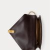 Genți Crossbody cu lanț de plic de pânză Ralph Lauren Polo ID, natural/tutun