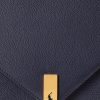 Genți crossbody cu lanț plic din piele Ralph Lauren Polo ID pentru femei Midnight Navy
