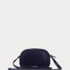 Genți crossbody Jordynn medii din piele Ralph Lauren de la marina franceză