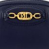 Genți crossbody Jordynn medii din piele Ralph Lauren de la marina franceză