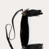 Genți crossbody medii Elaina din piele Ralph Lauren pentru femei negre
