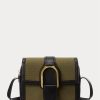 Genți Crossbody Welington din pânză Ralph Lauren Olive pentru femei