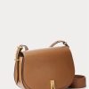 Genți de șa Ralph Lauren Polo ID din piele de vițel de culoare maro Genți de șa Ralph Lauren Polo ID din piele de vițel de culoare maro