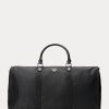 Genți de îmbrăcăminte hibride Ralph Lauren, negre, cu finisaje din piele Genți de îmbrăcăminte hibride Ralph Lauren, negre, cu finisaje din piele