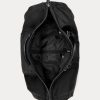 Genți de îmbrăcăminte hibride Ralph Lauren, negre, cu finisaje din piele Genți de îmbrăcăminte hibride Ralph Lauren, negre, cu finisaje din piele