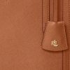 Genți de tote Clare Medium din piele Ralph Lauren Crosshatch pentru femei Lauren Tan