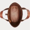 Genți de tote din piele prelucrate manual Ralph Lauren de damă maro Genți de tote din piele prelucrate manual Ralph Lauren de damă maro