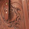 Genți de tote din piele prelucrate manual Ralph Lauren de damă maro Genți de tote din piele prelucrate manual Ralph Lauren de damă maro