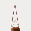 Genți de umăr Emelia mici, Ralph Lauren, din piele Nappa, Lauren Tan Genți de umăr Emelia mici, Ralph Lauren, din piele Nappa, Lauren Tan