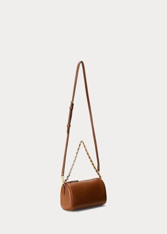 Genți de umăr Emelia mici, Ralph Lauren, din piele Nappa, Lauren Tan