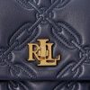 Genți de umăr medii din piele Nappa matlasată Ralph Lauren pentru femei, rafinate bleumarin Genți de umăr medii din piele Nappa matlasată Ralph Lauren pentru femei, rafinate bleumarin