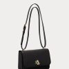 Genți de umăr medii din piele Ralph Lauren pentru femei negre Genți de umăr medii din piele Ralph Lauren pentru femei negre