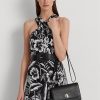 Genți de umăr medii din piele Ralph Lauren pentru femei negre Genți de umăr medii din piele Ralph Lauren pentru femei negre
