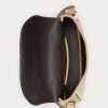 Genți de umăr Ralph Lauren, din piele de căprioară, kaki, pentru femei Genți de umăr Ralph Lauren, din piele de căprioară, kaki, pentru femei