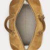 Genți duffle din piele de căprioară vițel Ralph Lauren Welington pentru bărbați kaki Genți duffle din piele de căprioară vițel Ralph Lauren Welington pentru bărbați kaki