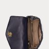 Genți ghiozdan Farrah medii din piele matlasată Ralph Lauren, rafinate, bleumarin Genți ghiozdan Farrah medii din piele matlasată Ralph Lauren, rafinate, bleumarin