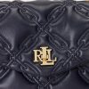 Genți ghiozdan Farrah medii din piele matlasată Ralph Lauren, rafinate, bleumarin Genți ghiozdan Farrah medii din piele matlasată Ralph Lauren, rafinate, bleumarin