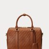 Genți ghiozdan Kaden medii din piele cu imprimare Ralph Lauren Lauren Tan/Buff Genți ghiozdan Kaden medii din piele cu imprimare Ralph Lauren Lauren Tan/Buff