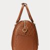 Genți ghiozdan Kaden medii din piele cu imprimare Ralph Lauren Lauren Tan/Buff Genți ghiozdan Kaden medii din piele cu imprimare Ralph Lauren Lauren Tan/Buff