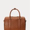 Genți ghiozdan Kaden medii din piele cu imprimare Ralph Lauren Lauren Tan/Buff Genți ghiozdan Kaden medii din piele cu imprimare Ralph Lauren Lauren Tan/Buff