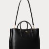 Genți Marcy Mary Ralph Lauren din piele pentru femei negre