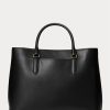 Genți Marcy Mary Ralph Lauren din piele pentru femei negre