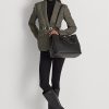 Genți Marcy Mary Ralph Lauren din piele pentru femei negre