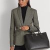 Genți Marcy Mary Ralph Lauren din piele pentru femei negre