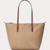Genți tote mici din nailon Ralph Lauren pentru femei Clay