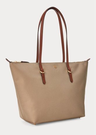 Genți tote mici din nailon Ralph Lauren pentru femei Clay