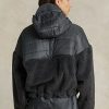 Gri închis pentru damă Ralph Lauren cu pile înalte și amp; Jachete cu pulover hibrid Ripstop Gri închis pentru damă Ralph Lauren cu pile înalte și amp; Jachete cu pulover hibrid Ripstop