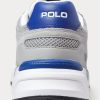 Gri / Royal pentru bărbați Ralph Lauren Jogger Suede & Adidași din plasă Gri / Royal pentru bărbați Ralph Lauren Jogger Suede & Adidași din plasă