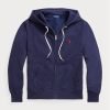 Hanocă cu capota cu fermoar complet din lână Ralph Lauren bleumarin pentru femei Hanocă cu capota cu fermoar complet din lână Ralph Lauren bleumarin pentru femei