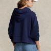 Hanocă cu mânecă cu pulover pentru femei, Ralph Lauren, de culoare bleumarin Hanocă cu mânecă cu pulover pentru femei, Ralph Lauren, de culoare bleumarin