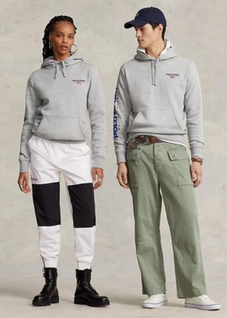 Hanocă gri pentru bărbați Ralph Lauren Polo Sport Fleece