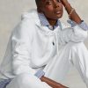 Hanorac alb cu glugă din lână Ralph Lauren pentru femei Hanorac alb cu glugă din lână Ralph Lauren pentru femei