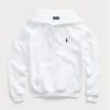 Hanorac alb cu glugă din lână Ralph Lauren pentru femei Hanorac alb cu glugă din lână Ralph Lauren pentru femei