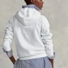 Hanorac alb cu glugă din lână Ralph Lauren pentru femei Hanorac alb cu glugă din lână Ralph Lauren pentru femei